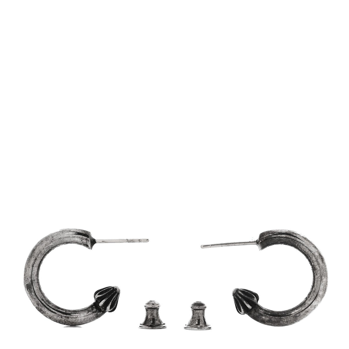 Sterling Silver Plain Hoop Earrings
