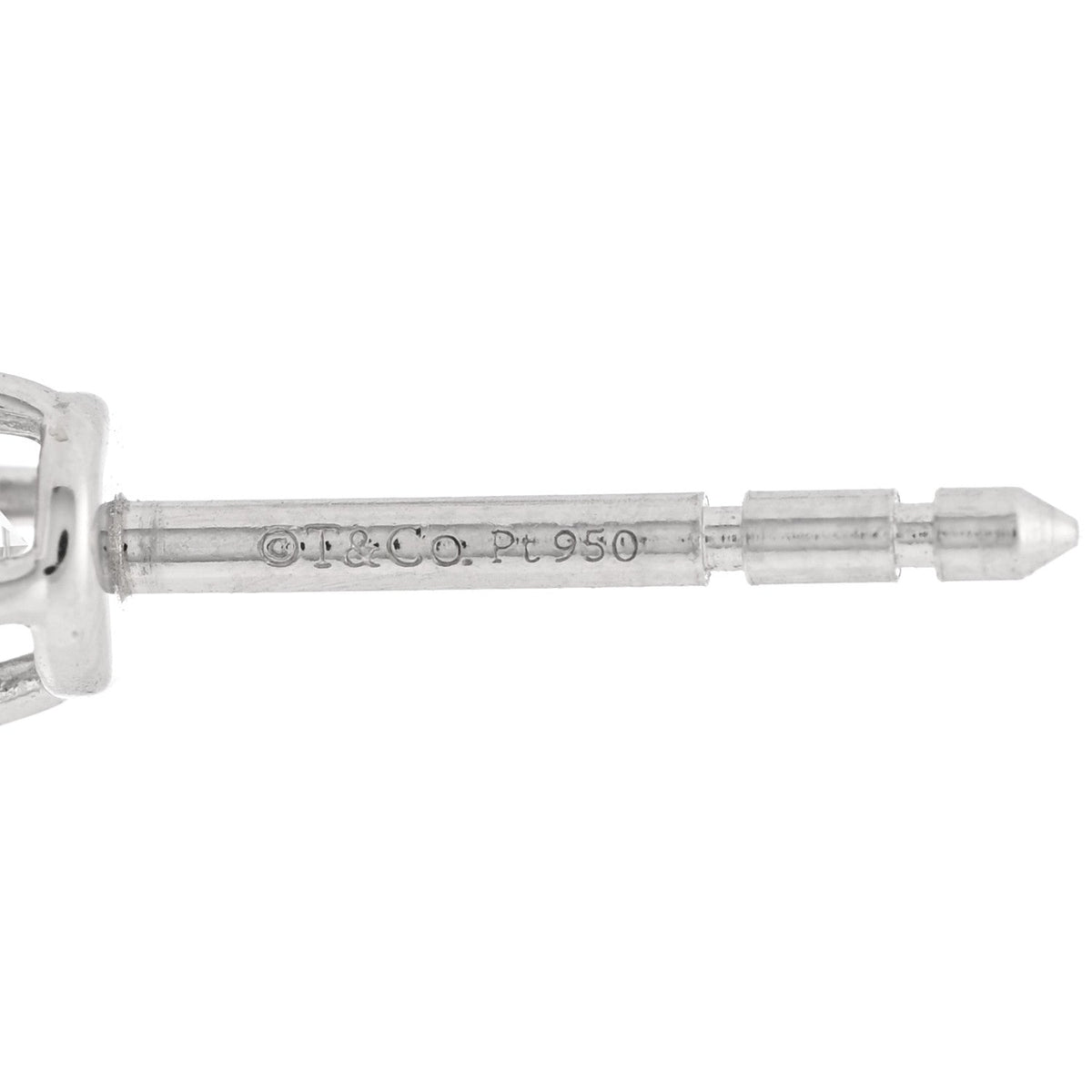 Platinum Diamond .50ctw Solitaire Earrings