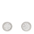 Platinum Diamond .12ctw Elsa Peretti Diamonds By The Yard Earrings
