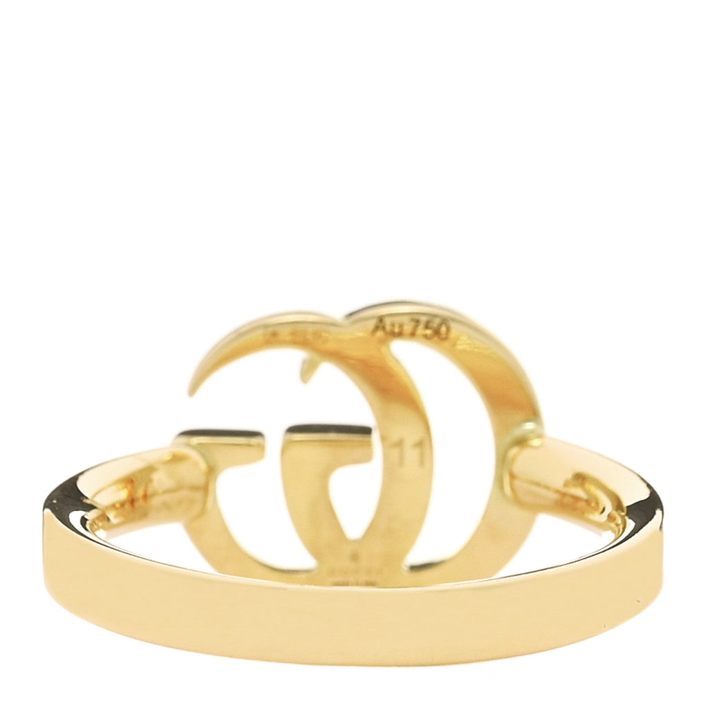 18K Yellow Gold Running GG Ring 51 5.75
