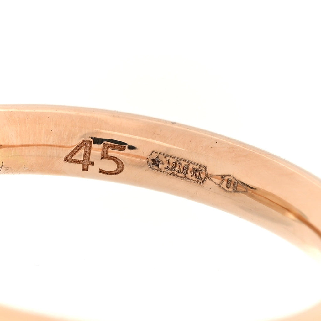 18K Rose White Gold Prasiolite Classic Nudo Ring 45 3.25