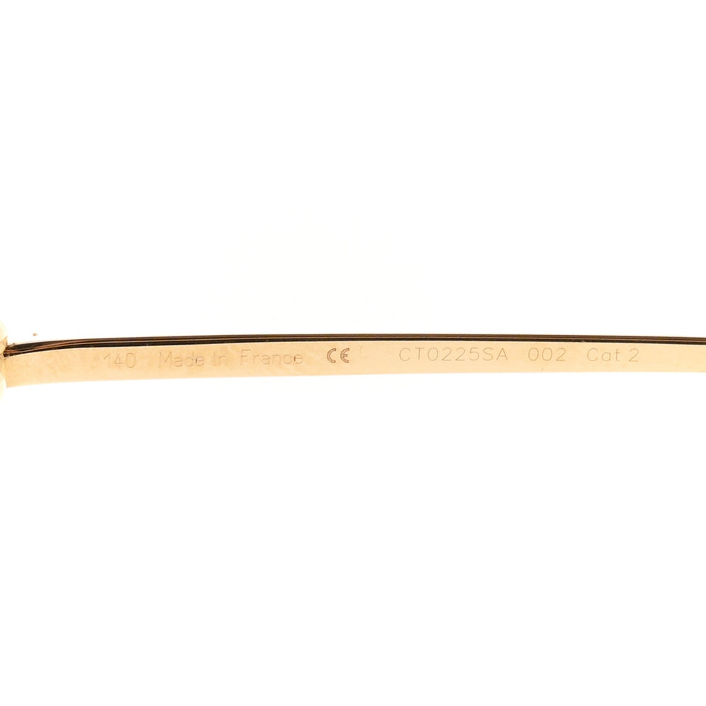 Metal Trinity Sunglasses CT0225SA Gold Silver