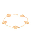18K Yellow Gold 5 Motifs Vintage Alhambra Bracelet