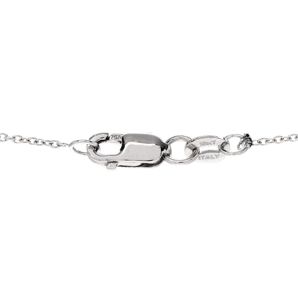 18K White Gold Diamond Tiny Treasures Starfish Pendant Necklace