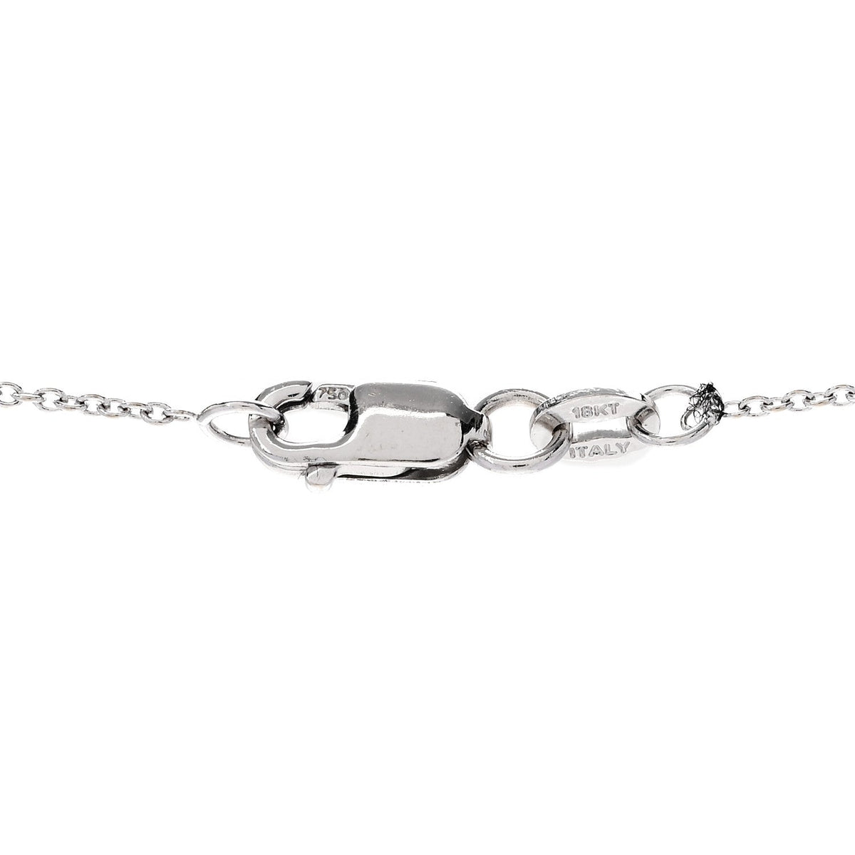 18K White Gold Diamond Tiny Treasures Starfish Pendant Necklace