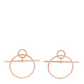 18K Rose Gold PM Loop Earrings