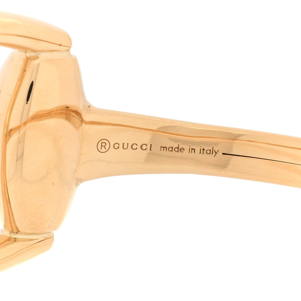 18K Yellow Gold Horsebit Bangle Bracelet
