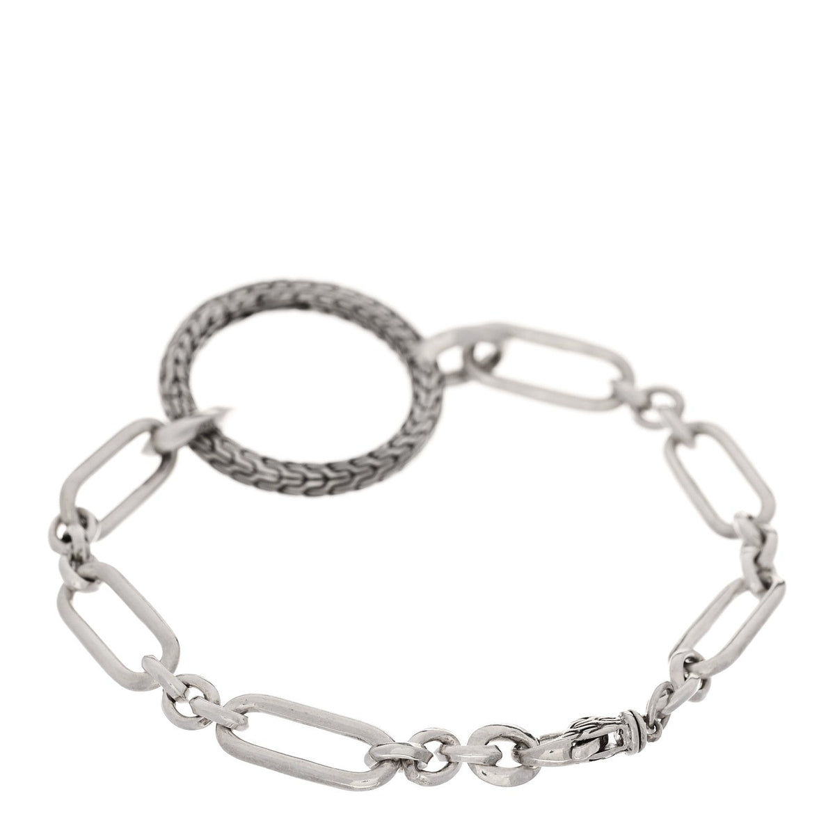 Sterling Silver Classic Chain Connector Link Bracelet