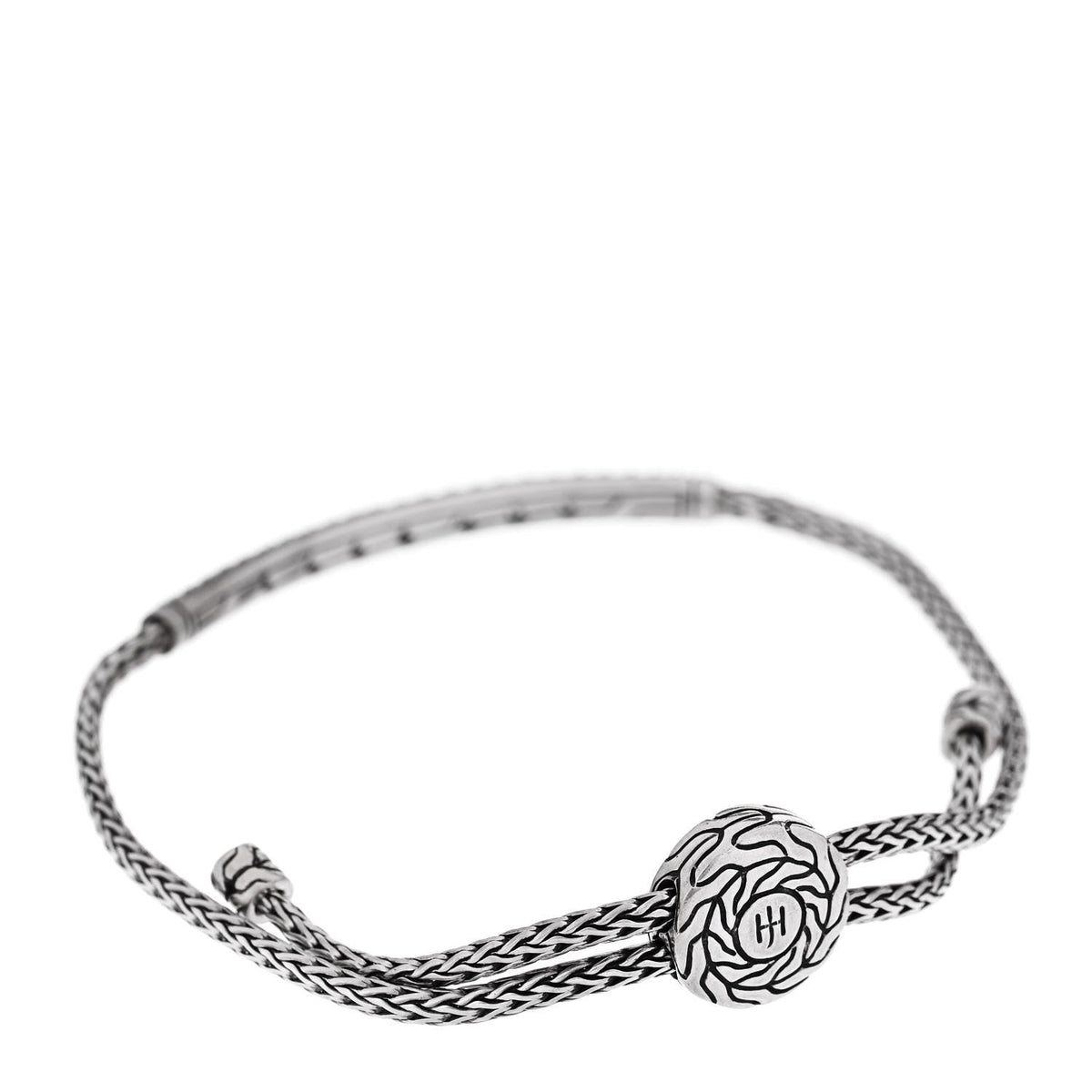Sterling Silver Aquamarine Classic Chain Pull Through Station Bracelet