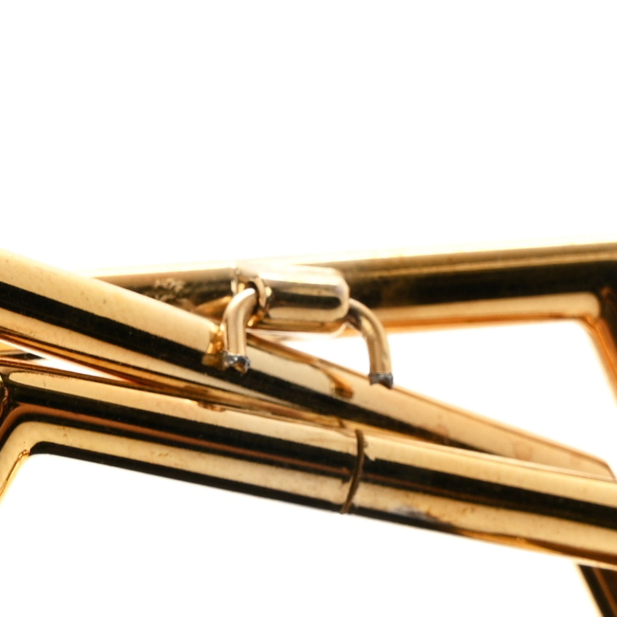 Metal Geometric Earrings Gold