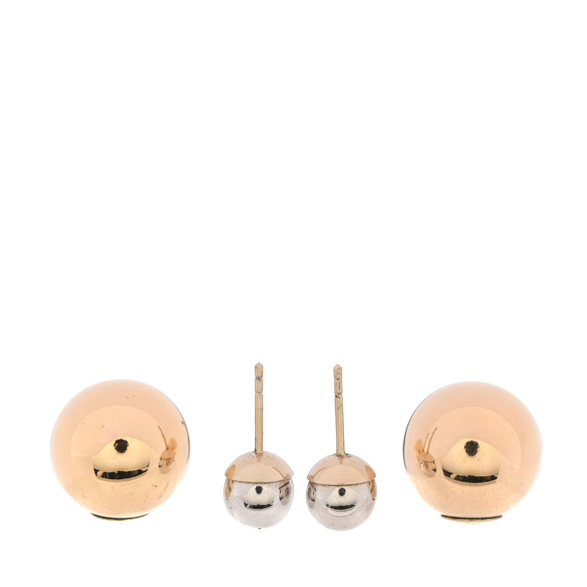 Mise En Dior Tribal Earrings Gold Silver