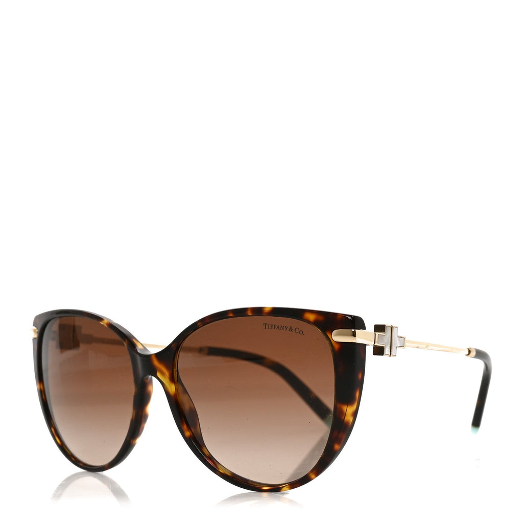 Acetate Metal Mother of Pearl T Wire Sunglasses TF4178 Havana Brown