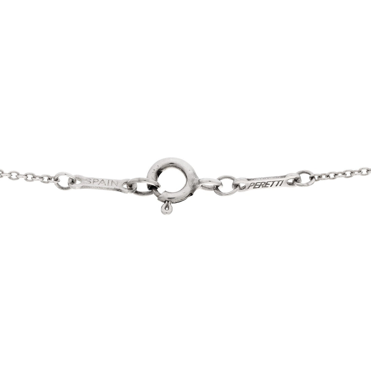 Sterling Silver 12mm Elsa Peretti Eternal Circle Pendant Necklace
