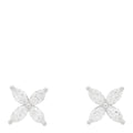 Platinum Diamond Large Victoria Earrings