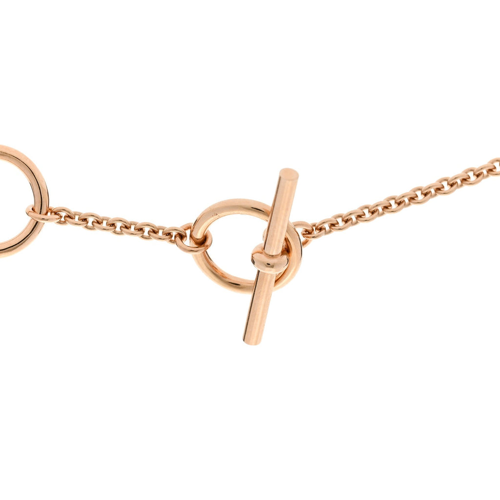 18K Rose Gold Diamond TPM Vertige Coeur Necklace ST