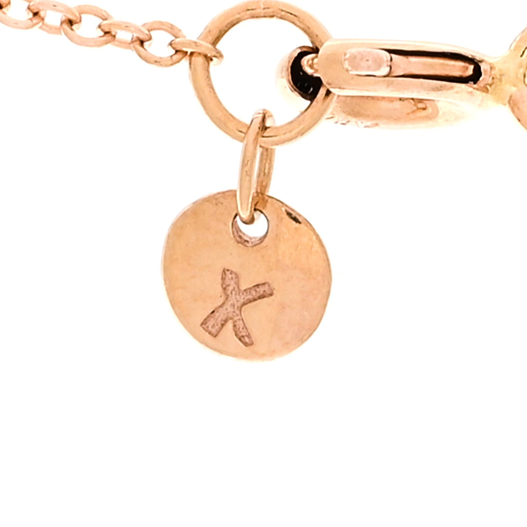 18K Rose Gold Paloma Picasso Heart and Arrow Pendant Necklace