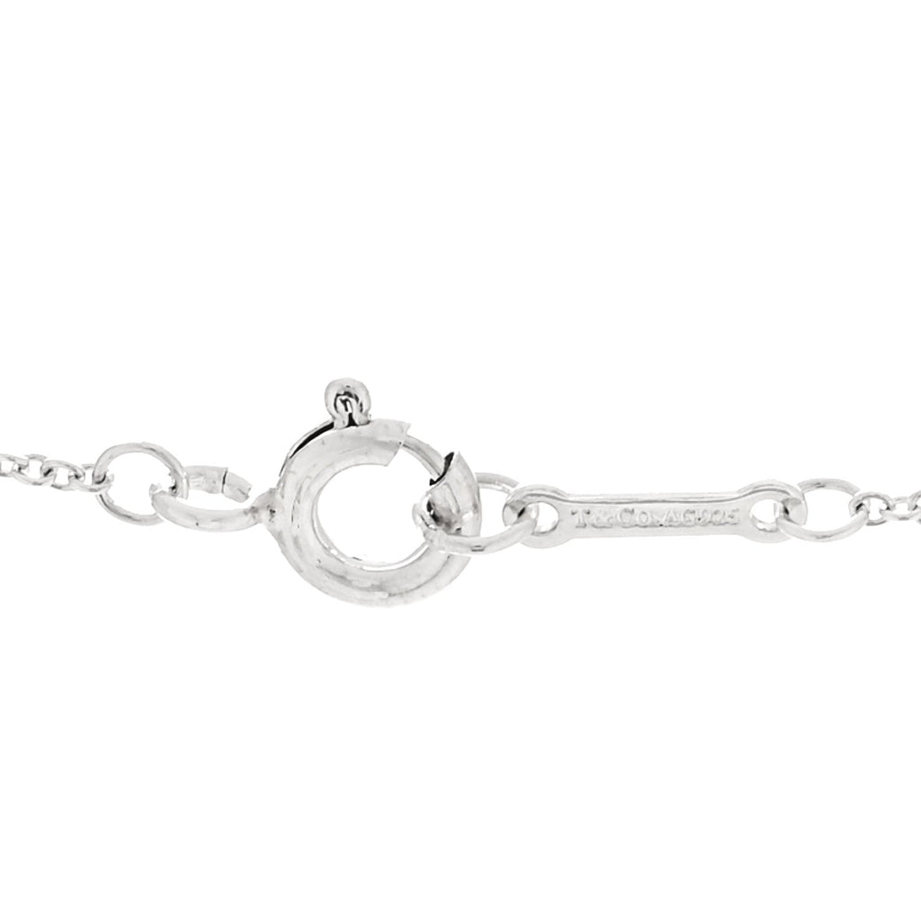 Sterling Silver Diamond Paloma Picasso Loving Heart Necklace