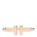 18K Rose Gold T Wire Ring 50 5.5