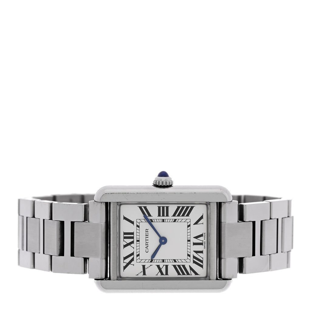 Stainless Steel 24mm Tank Solo Quartz Watch
