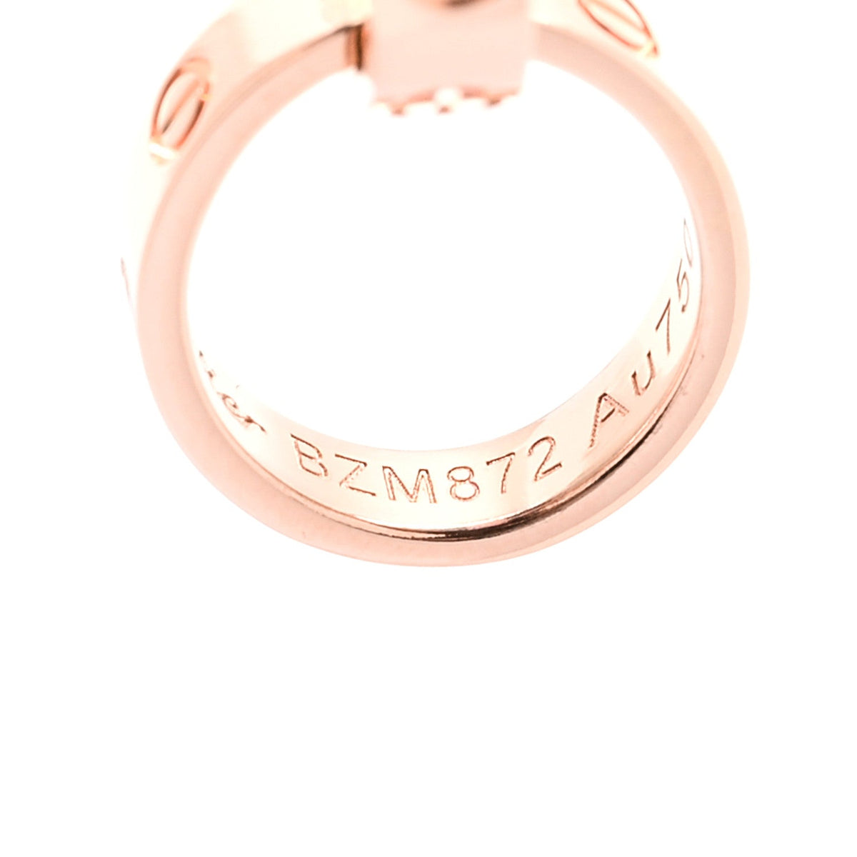 18K Pink Gold Interlocking LOVE Necklace