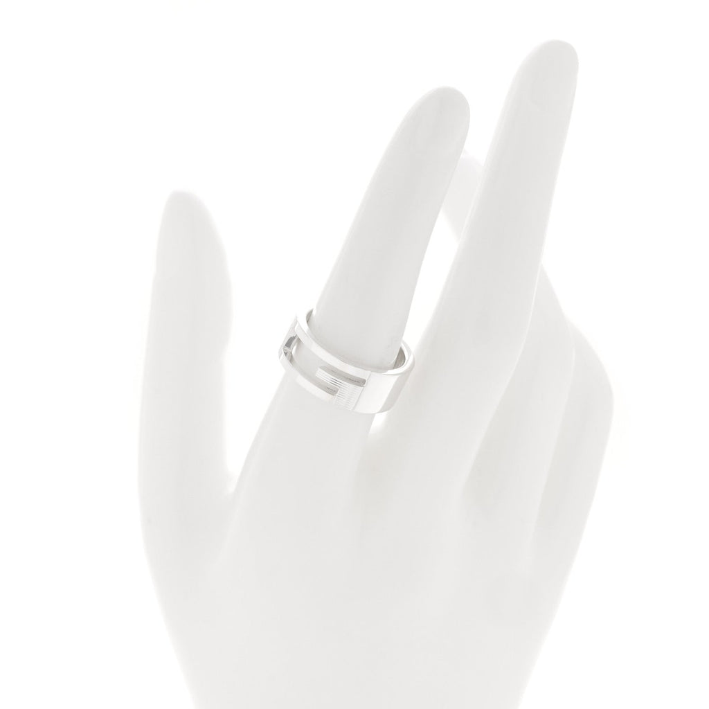 Sterling Silver G Cutout Ring 55 7.25