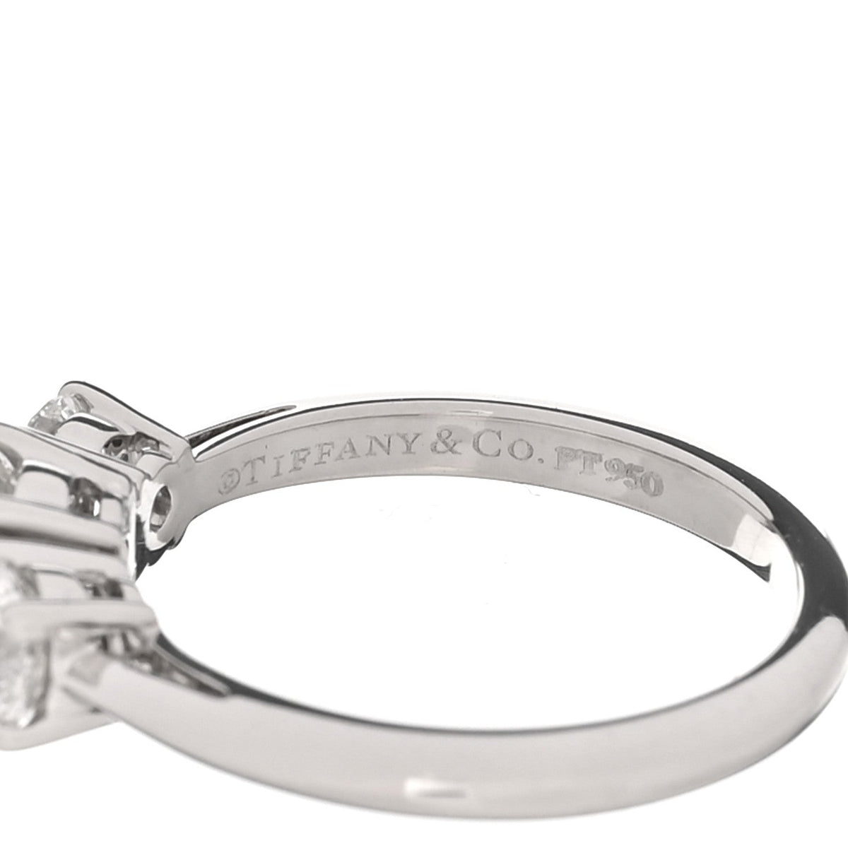 Platinum Diamond 1.25ctw Three Stone Engagement Ring 52 6