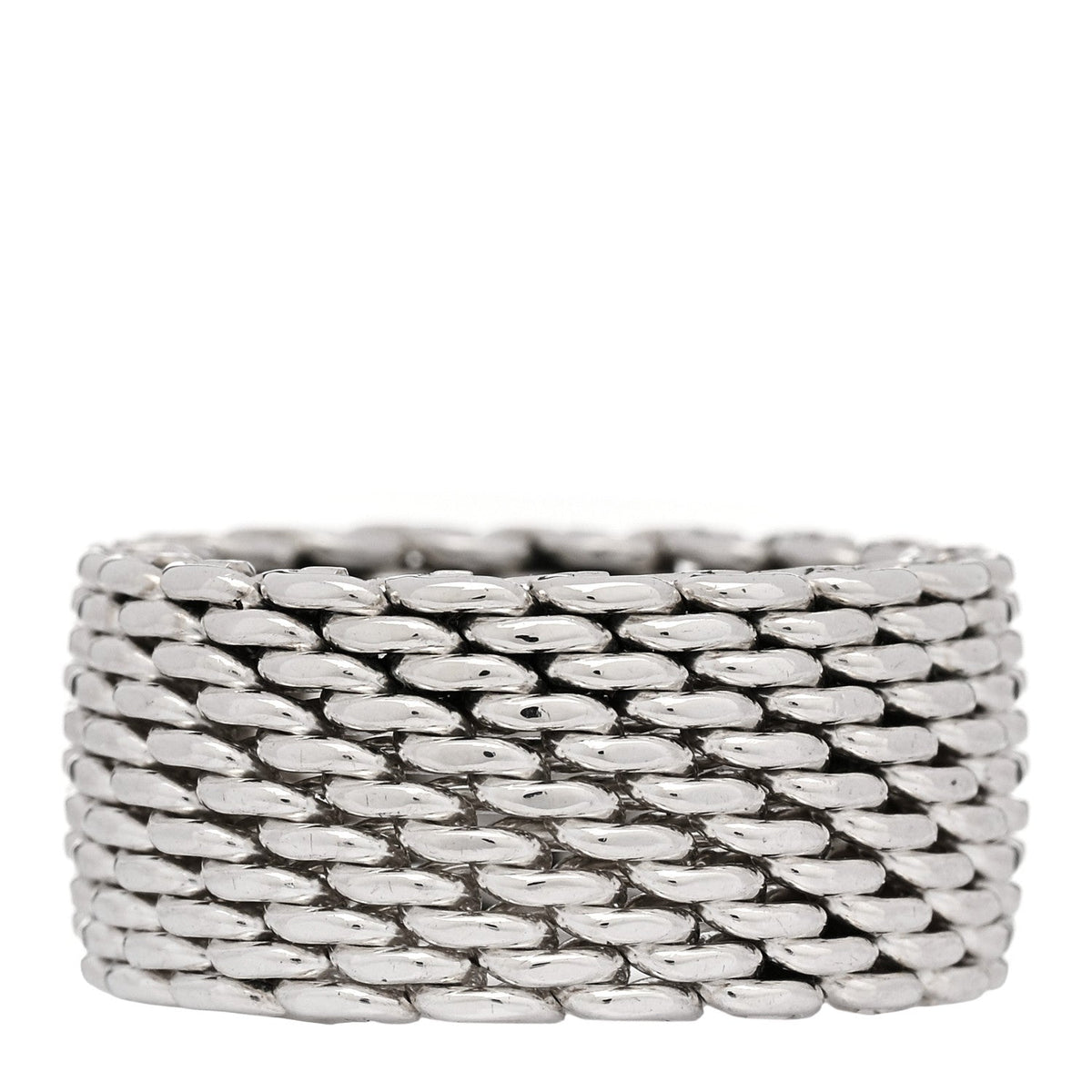 Sterling Silver Somerset Mesh Ring 51 5.75