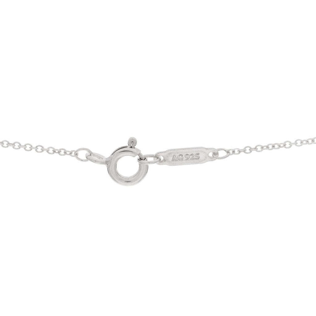 Sterling Silver Twist Knot Pendant Necklace