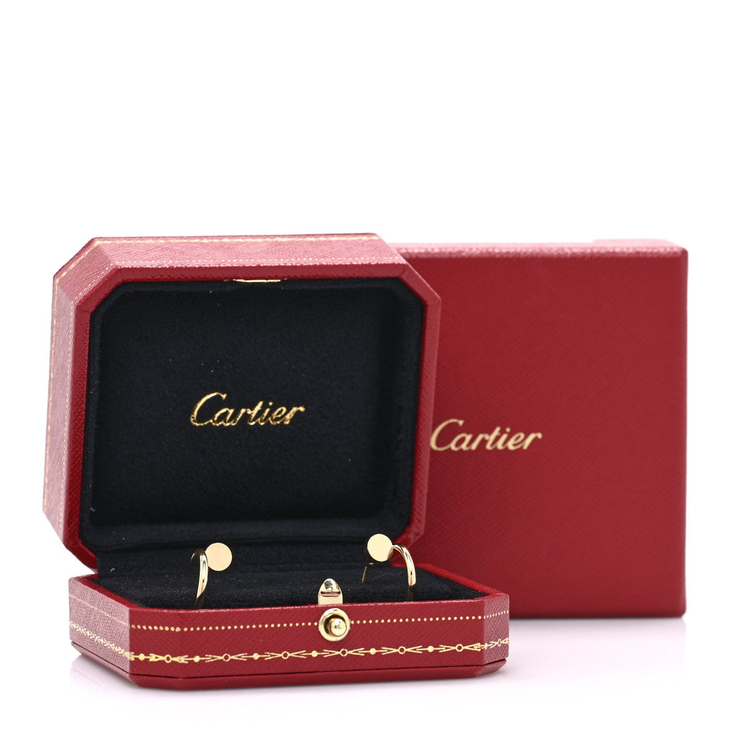 18K Yellow Gold Juste Un Clou Hoop Earrings