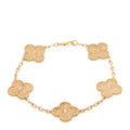18K Yellow Gold 5 Motifs Vintage Alhambra Bracelet