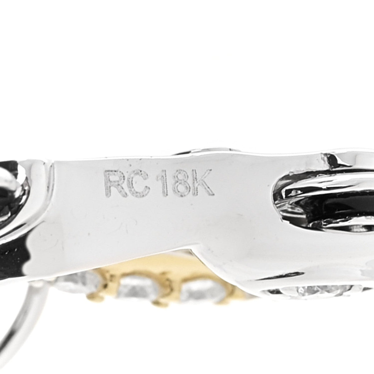 18K White Yellow Gold Diamond Scooter Pendant Necklace