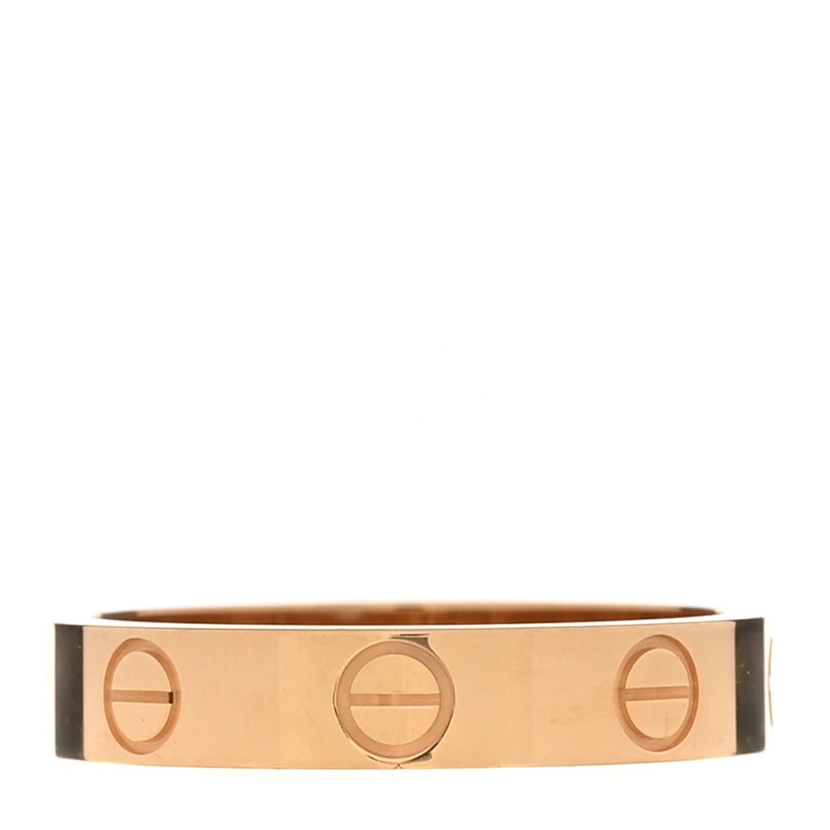 18K Yellow Gold 3.5mm LOVE Wedding Band Ring 51 5.75