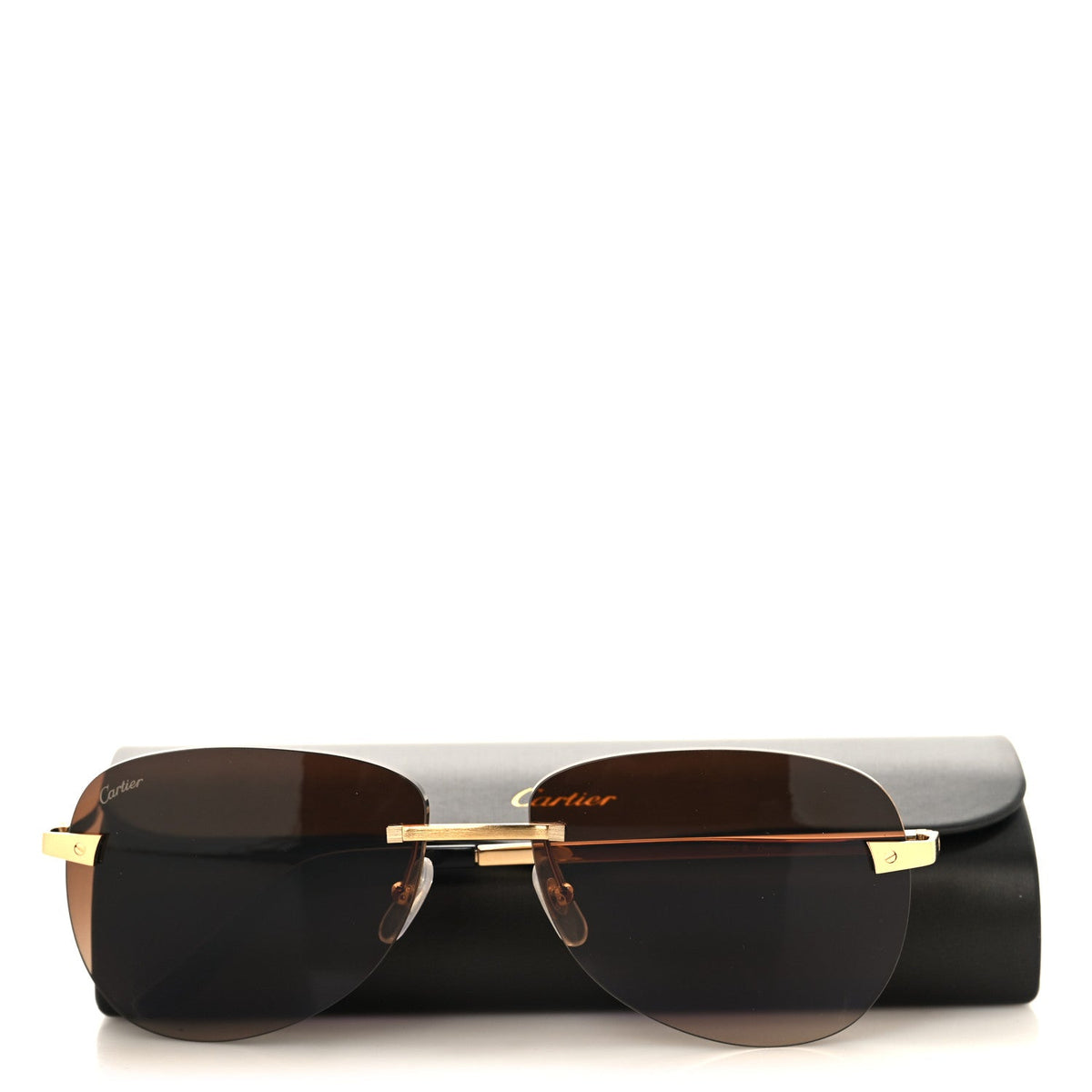 Metal Rimless CT0035RS Sunglasses Gold