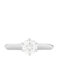 Platinum Diamond .63ct Solitaire Engagement Ring 46 3.75