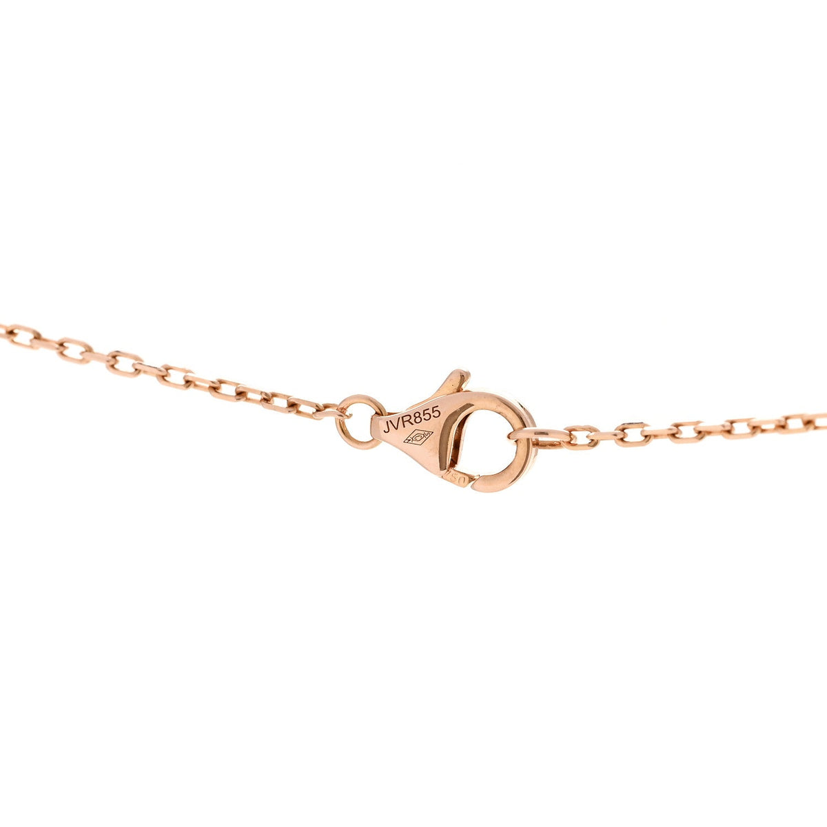 18K Pink Gold Diamond Juste Un Clou Pendant Necklace