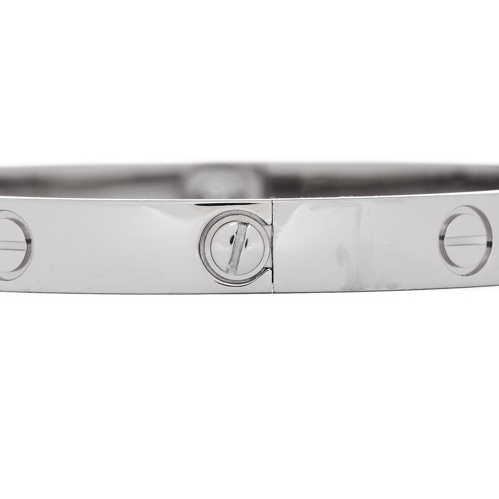 18K White Gold LOVE Bracelet 18
