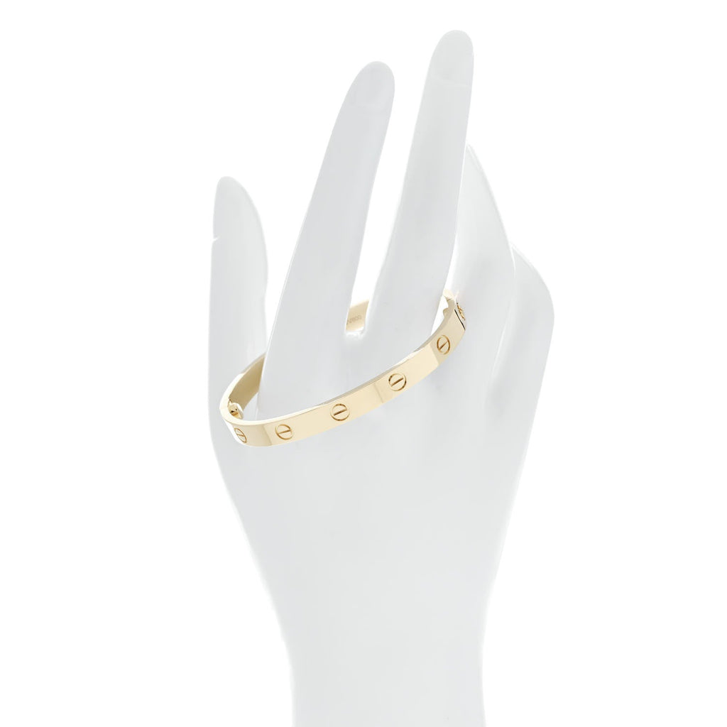18K Yellow Gold LOVE Bracelet 17