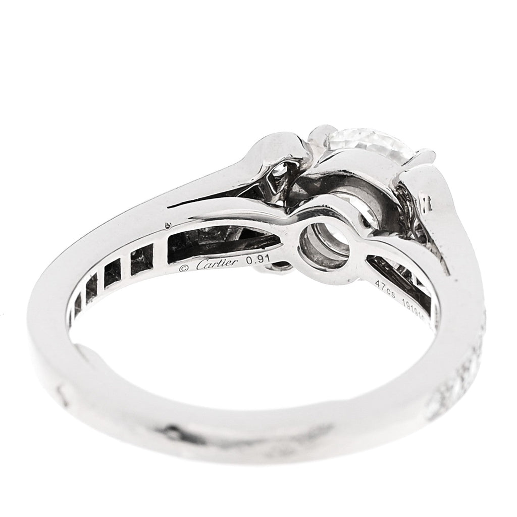 Platinum Diamond .91ct Destinee Engagement Ring 46 3.75