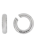 Metal Speculum Majus Cuff Earrings Silver