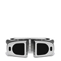 Stainless Steel Lacquer Etrier Ring  58 8.25 Black
