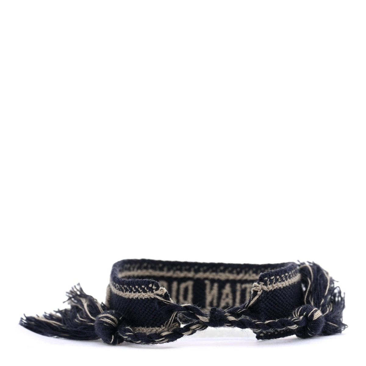 Woven Cotton J'Adior Friendship Bracelet Navy