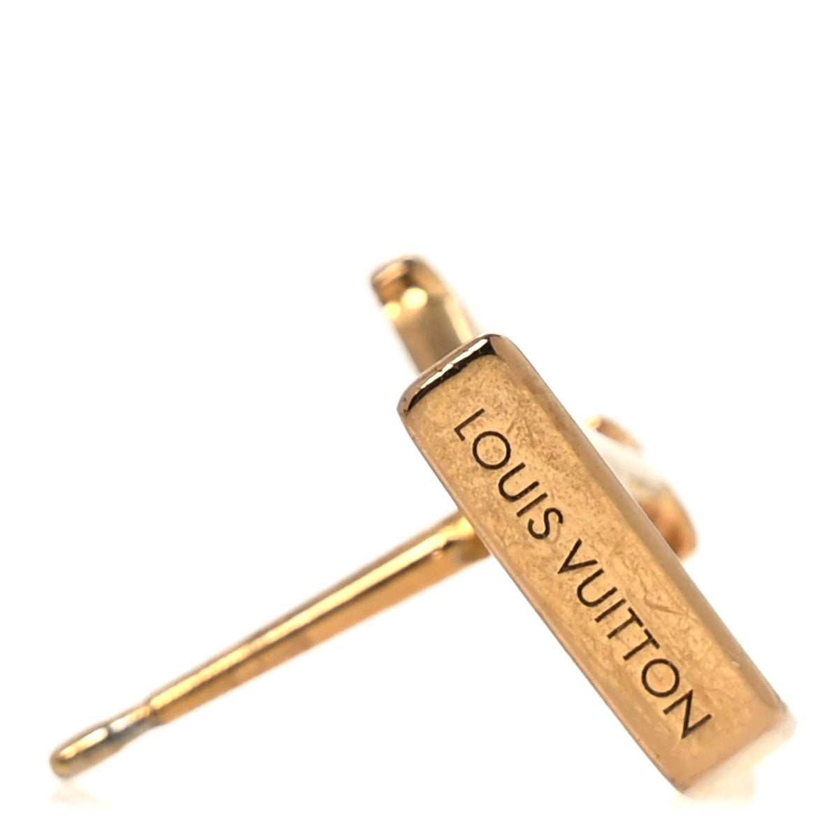 Metal LV Iconic Earrings Gold