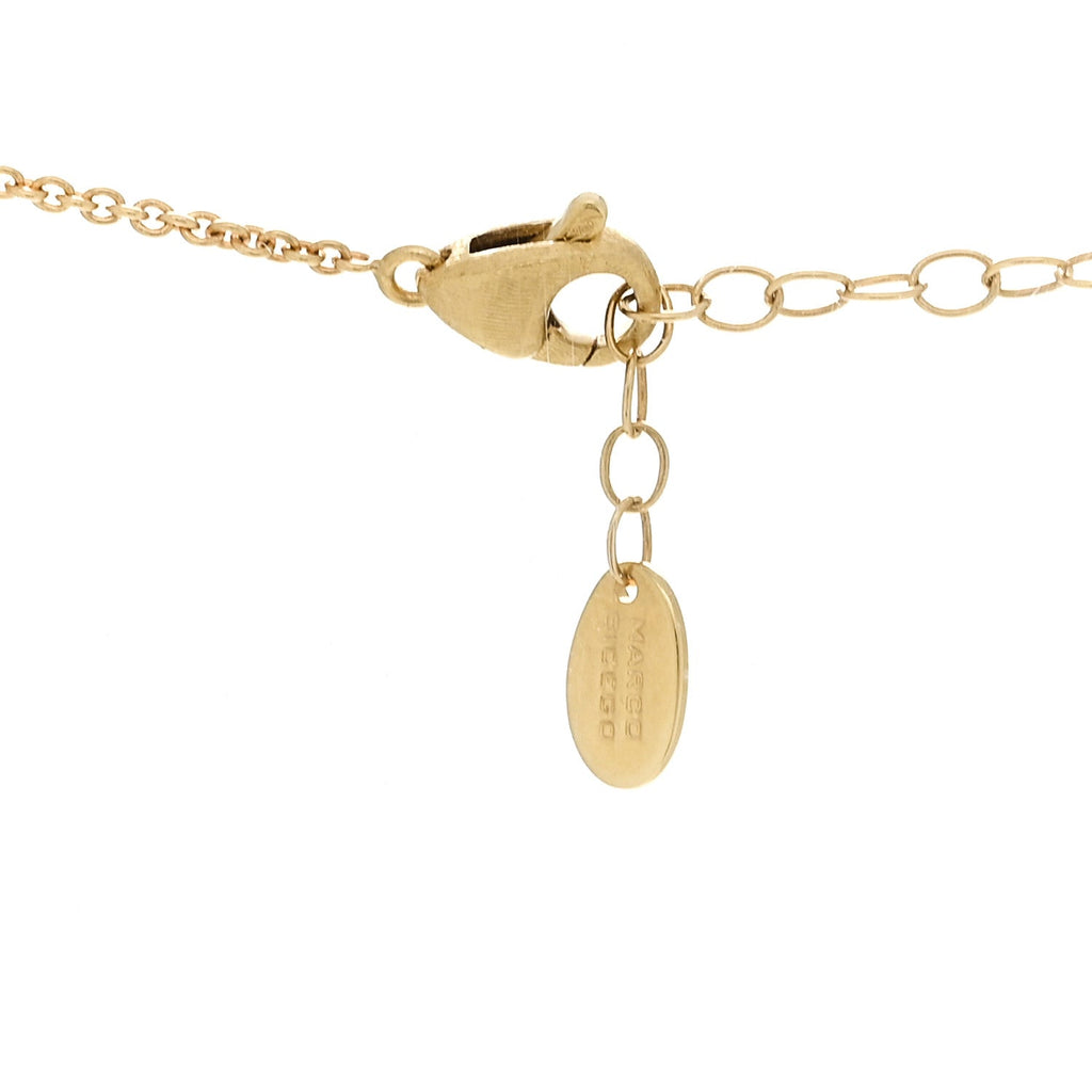 18K Yellow Gold Aquamarine Siviglia Necklace