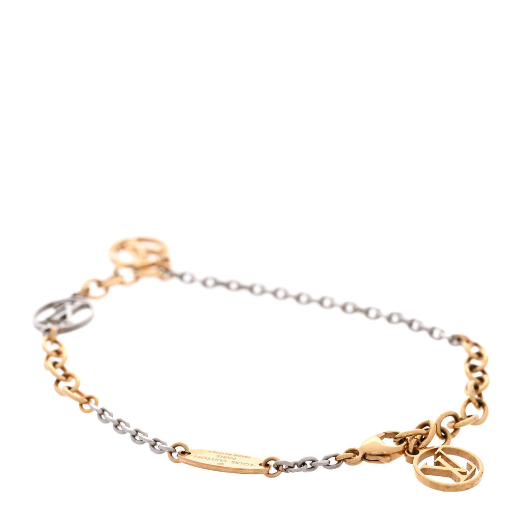 Logomania Bracelet Silver Gold
