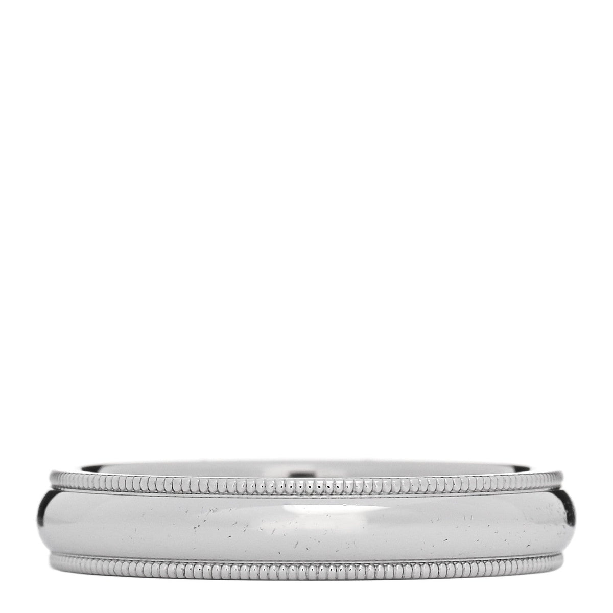 Platinum Milgrain Wedding Band Ring 58 8.25