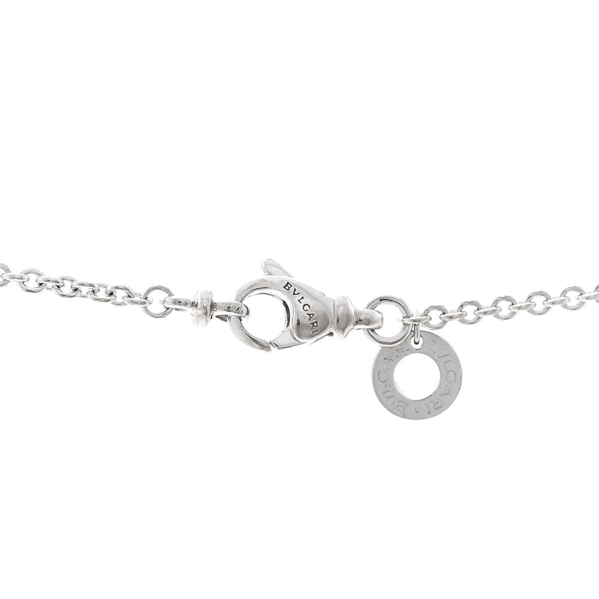 18K White Gold B.Zero1 Pendant Necklace