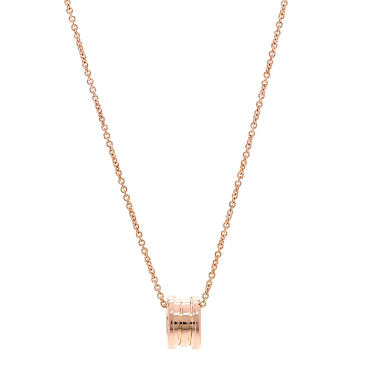 18K Rose Gold B.Zero1 Pendant Necklace