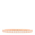 18K Pink Gold Diamond 1.5mm Etincelle de Cartier Wedding Band Ring 49 5