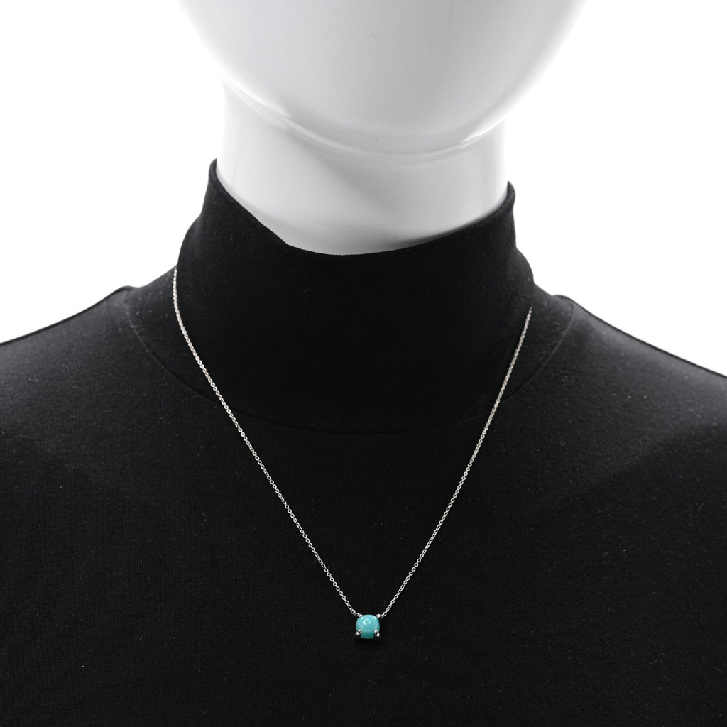 Sterling Silver Amazonite Paloma Picasso Sugar Stacks Necklace