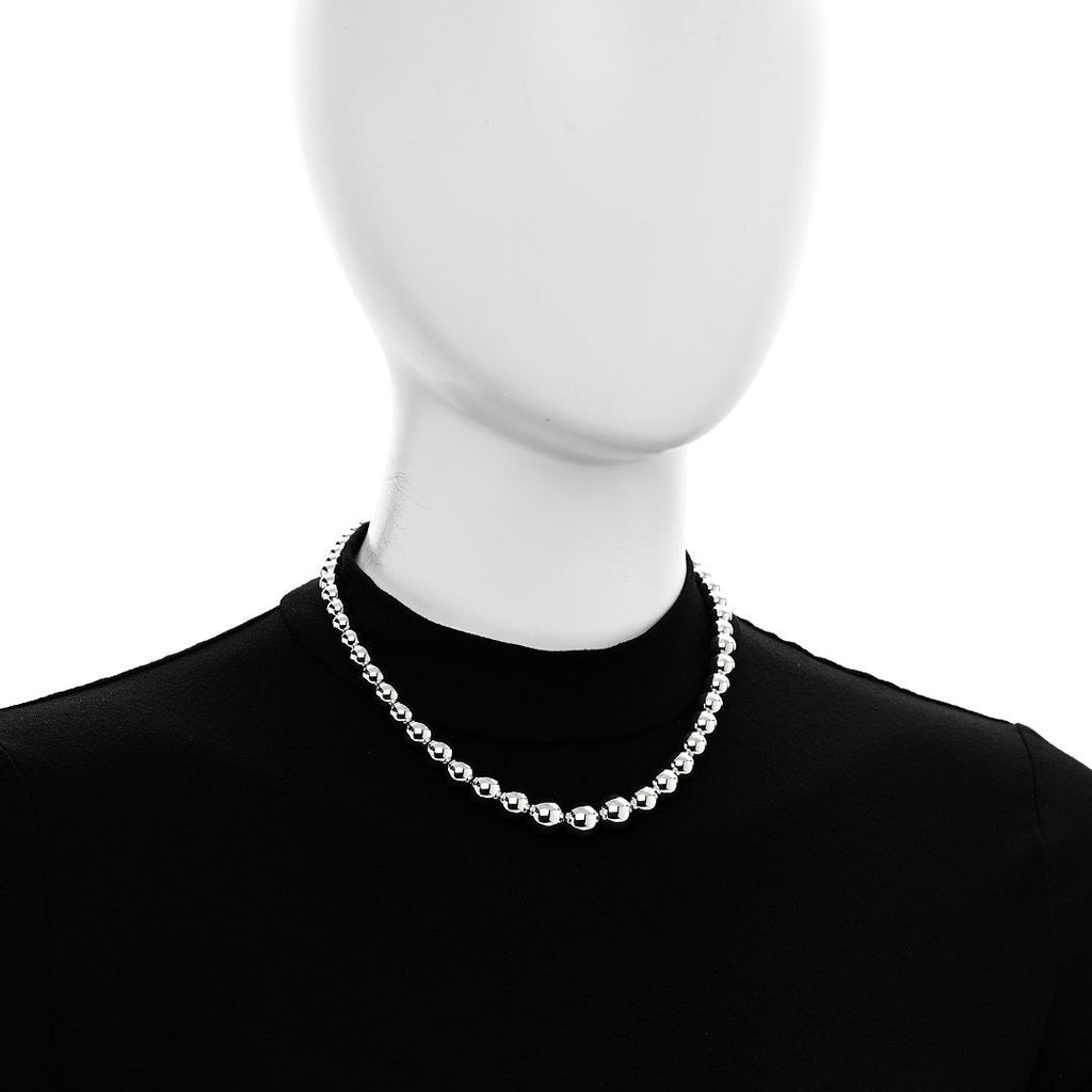 Sterling Silver Hardwear Graduated Ball Necklace